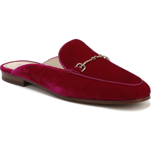 Sam Edelman Shoes - Sam Edelman Womens Linnie Purple Velvet Slip On Flats Loafers Shoes NWT